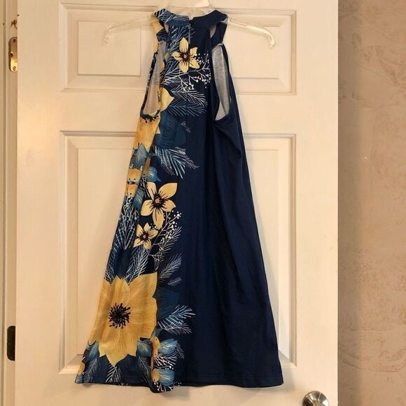 Noracora Women’s Floral Blue Dress Yellow Flowers Size Small - Picture 5 of 10